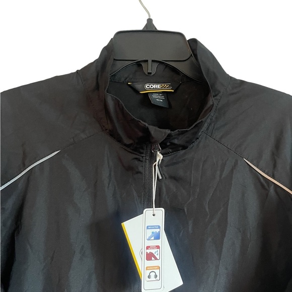 CORE 365 Mens Unlined Lightweight Full Zip Water Resistant Windbreaker Jacket M - Picture 5 of 16